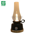 Colshine Bamboo LED Oil Lamp with Flame Light